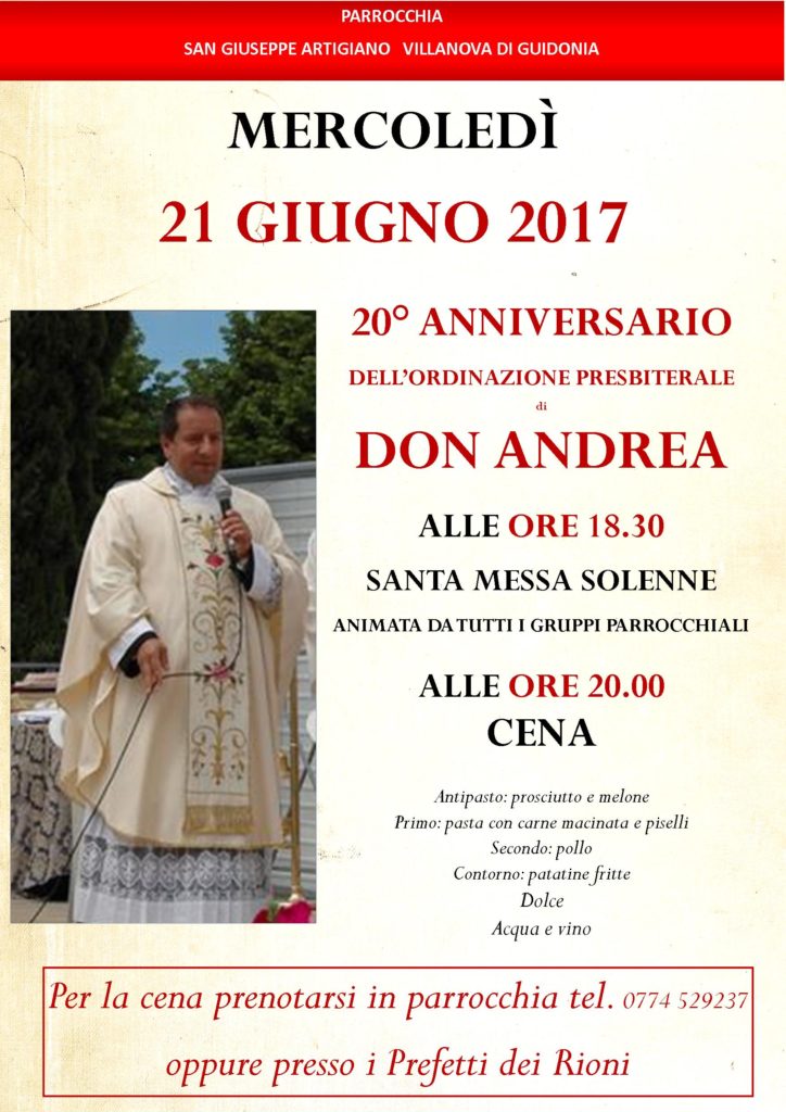 anniversario don Andrea 2017